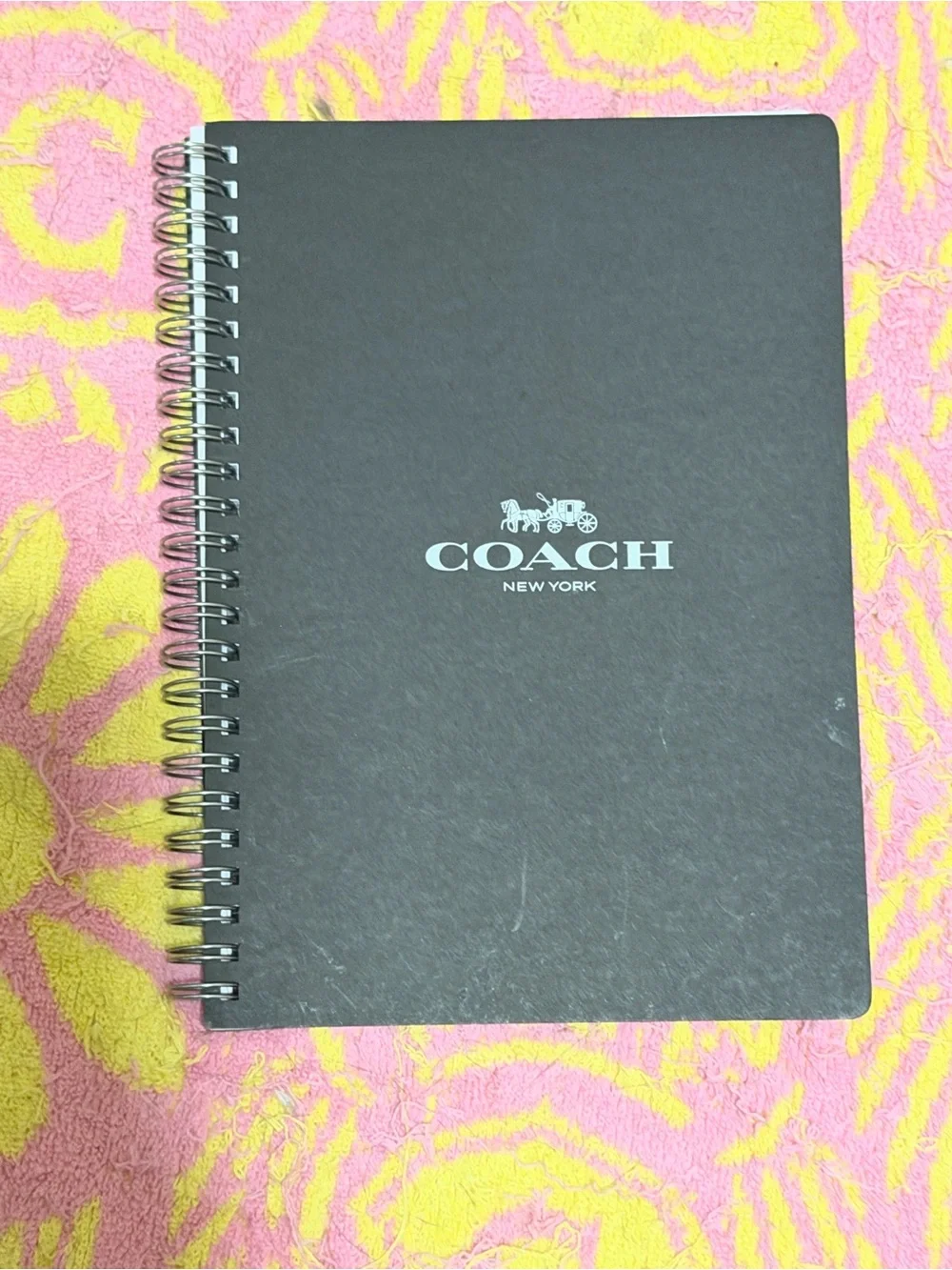 💜📚💜 COACH IRIS NOTEBOOK IN SIGNATURE CANVAS 💜📚💜 NWOT 💜📚💜